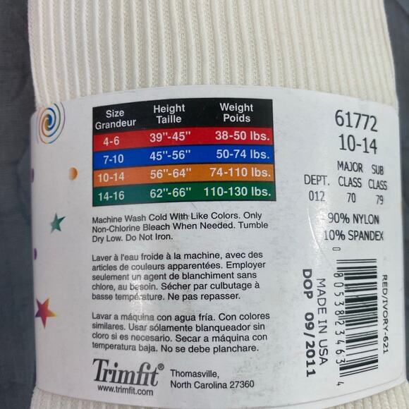 5 for $25 2 Pack Trimfit Microfiber Leggings Tights - Picture 4 of 4